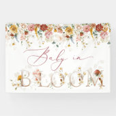 Baby in Bloom Backdrop Banner (Horizontal)