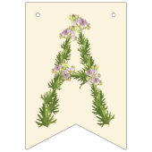 Baby in Bloom Banner - individuelle Name hinzufüge (Dritte Fahne)