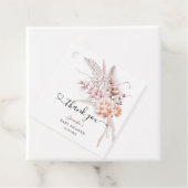 Baby in Bloom | Beige Spring Floral Baby Dusche Geschenkanhänger (Beispiel)