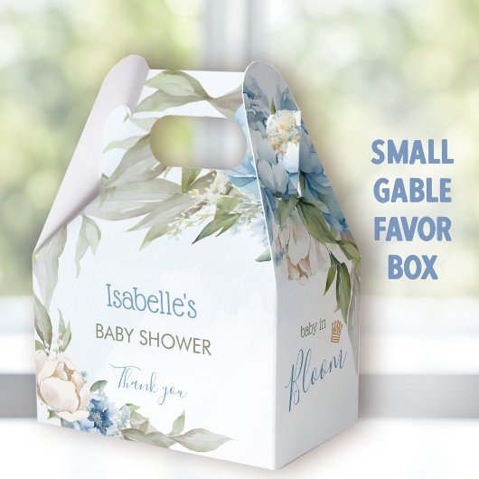 Baby in Bloom Blue Boy Baby Duschkabine Geschenkschachtel