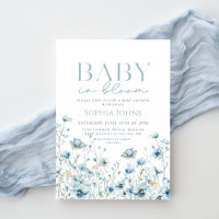Baby in Bloom Blue Wildblume Kinderdusche