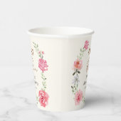 Baby in Bloom Blume Themed Baby Dusche Custom Pappbecher (Rechts)