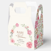 Baby in Bloom Blume Themed Boho Baby Dusche Geschenkschachtel (Geöffnet)