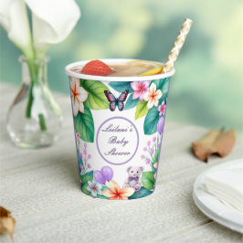 Baby in Bloom Blumendusche unisex Pappbecher