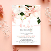 Baby in Bloom Blütenlilis Mädchen-Dusche