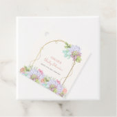 Baby in Bloom Boho Arch Cactus Baby Shower Geschenkanhänger (Beispiel)