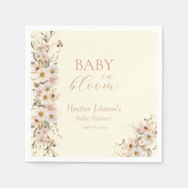 Baby in Bloom Boho Neutral Baby Dusche Serviette