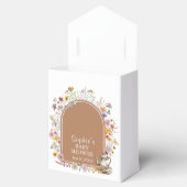 Baby in Bloom Boho Tea Party Babydusche Geschenkschachtel (Geöffnet)