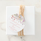 Baby in Bloom Boho Wildblume Babydusche Geschenkanhänger (Beispiel)