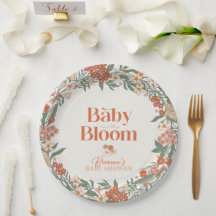 Baby in Bloom Boho Wildblume Girl Baby Shower