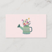 Baby in Bloom Book Request or Book Book Card Visitenkarte (Rückseite)