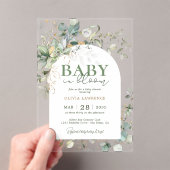 Baby in Bloom Botanical Eukalyptus Acryleinladungen (Insitu (Handheld))