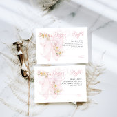 Baby in Bloom Bow Spring Garden Girl Baby Dusche Begleitkarte