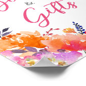 Baby in Bloom Bright Blumenbücher und Geschenke Poster (Ecke)