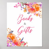 Baby in Bloom Bright Blumenbücher und Geschenke Poster (Vorne)