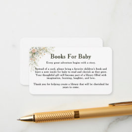 Baby In Bloom Bücher für Baby Einlegekarte Begleitkarte