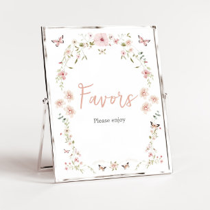 Baby in Bloom Butterfly Baby Duschfavoriten Poster
