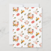 Baby in Bloom | Citrus Baby Shower Einladung