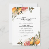 Baby in Bloom | Citrus Baby Shower Einladung