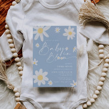 Baby in Bloom Daisy Babydusche Dusty Blue