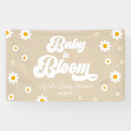 Baby in Bloom Daisy Blume Blumenstrauß Kinderdusch Banner