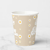 Baby in Bloom Daisy Blume Blumenstrauß Kinderdusch Pappbecher (Links)