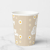 Baby in Bloom Daisy Blume Blumenstrauß Kinderdusch Pappbecher (Rechts)