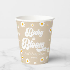 Baby in Bloom Daisy Blume Blumenstrauß Kinderdusch Pappbecher