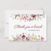 Baby in Bloom Dankeskarte (Vorderseite)