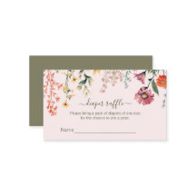 Baby in Bloom Diaper Raffeln Tickets Umschließung