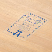 Baby in Bloom Doodle Einladung zur Babyparty  (Ablage )