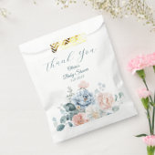 Baby in Bloom Dusty Blue Peony Baby Shower Geschenktütchen (Versiegelt)