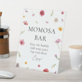 Baby in Bloom Duwer Momosa Bar Sockelschild (In SItu)