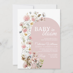 Baby In Bloom Einladung Baby Shower