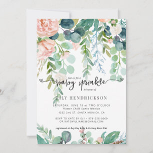 Baby in Bloom Einladung zur Blumendusche