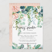 Baby in Bloom | Einladung zur Blumendusche (Vorne/Hinten)