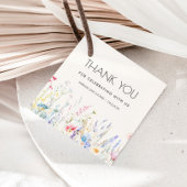 Baby in Bloom Elegante Wildblumen Kinderdusche Geschenkanhänger