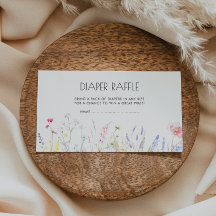 Baby in Bloom Elegante Wildblumen Windeln Raffle
