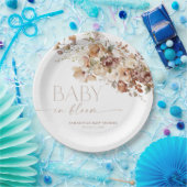 Baby in Bloom Fall rustikale Babydusche Pappteller (Party)