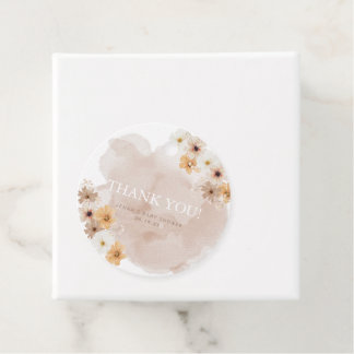 Baby in Bloom Favor Tag Geschenkanhänger