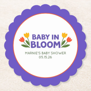 Baby in Bloom - Fette, farbenfrohe Tulpen für eine Untersetzer