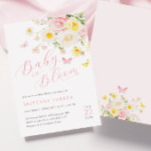 Baby in Bloom Floral Baby Dusche Einladung