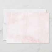 Baby in Bloom Floral Baby Dusche Einladung (Rückseite)