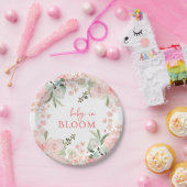 Baby in Bloom Floral Baby Dusche Pappteller (Party)