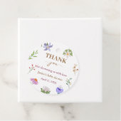 Baby in Bloom Floral Baby Dusche Vielen Dank Geschenkanhänger (Beispiel)