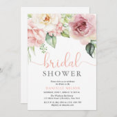 Baby in Bloom Floral Blume Brautparty Einladung (Vorne/Hinten)
