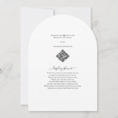 Baby in Bloom Floral Garden Baby Registry Dusche Einladung (Rückseite)