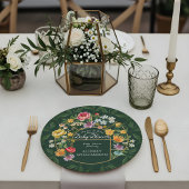 Baby in Bloom Floral Garden Greenhouse Baby Dusche Pappteller