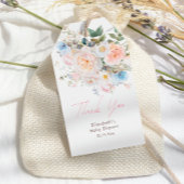 Baby in Bloom Floral Pink Babydusche Geschenkanhänger