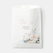 Baby in Bloom Floral Pink Babydusche Geschenktütchen (Vorderseite)